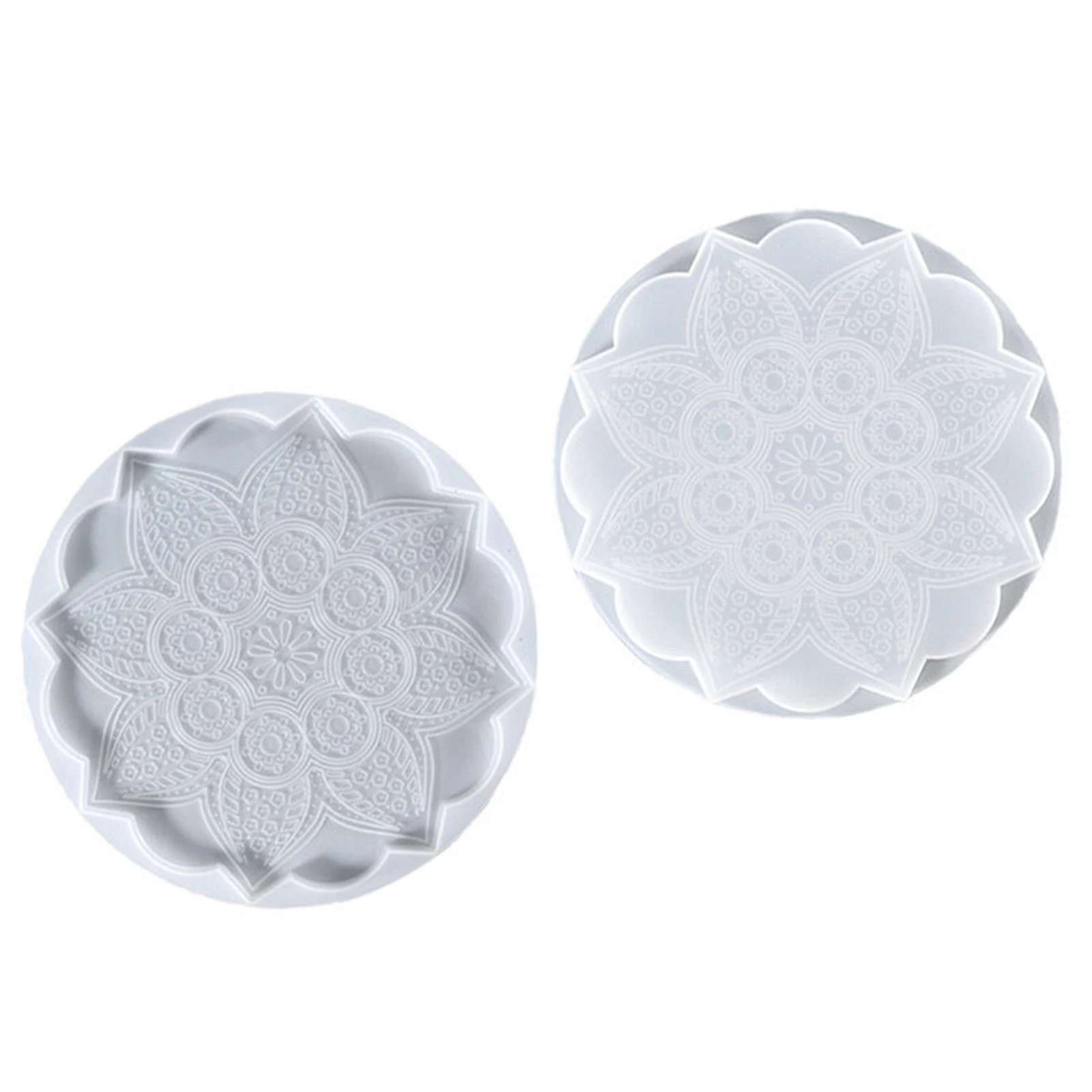 

Coaster Silicone Resin Molds Coastera Epoxy Resin Casting Molds For DIY Making Wine Glass Coaster Tray Home Decoration