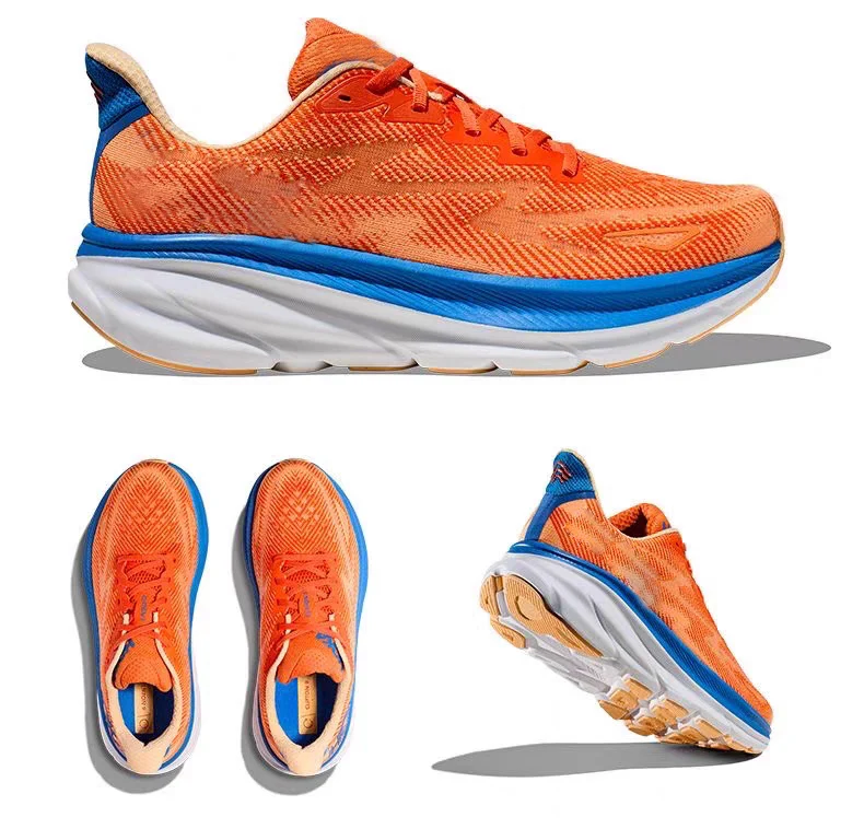 

Унисекс обувь для улицы CLIFTON 9 ударопрочная дышащая нескользящая обувь для марафона бега для мужчин и женщин обувь для бега по бездорожью ходьбы