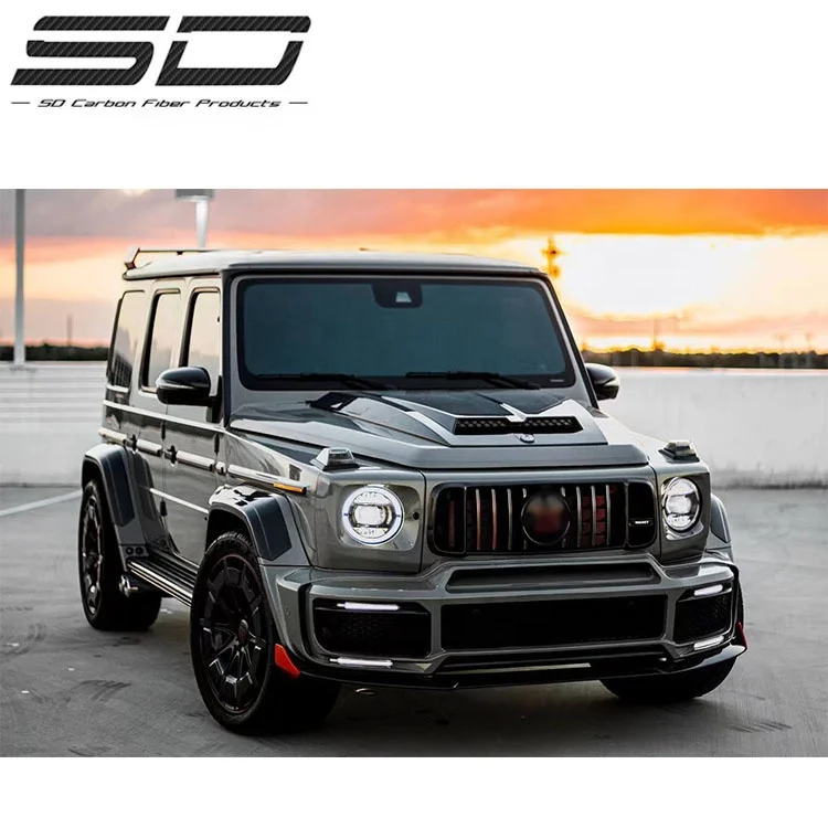 G500 G63 Widestar Rocket G900 полный сухой карбоновый корпус для G-Wagon G class W463A W464 B700 B800 rocket edition