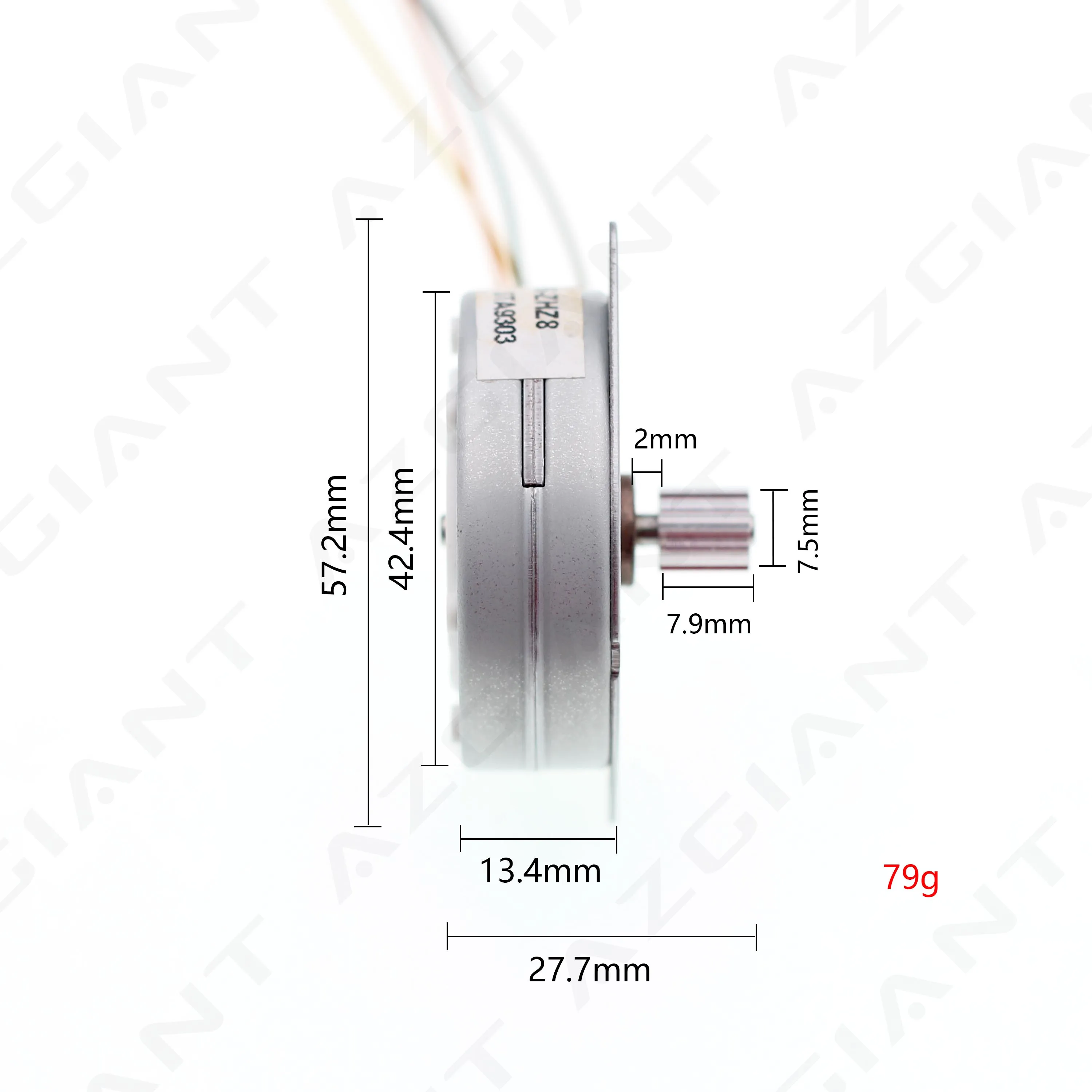

high quality 24V For NMB PM42S-048 DC24V 4-Phase 5-Wire Step Stepper Stepping Motor with Gear