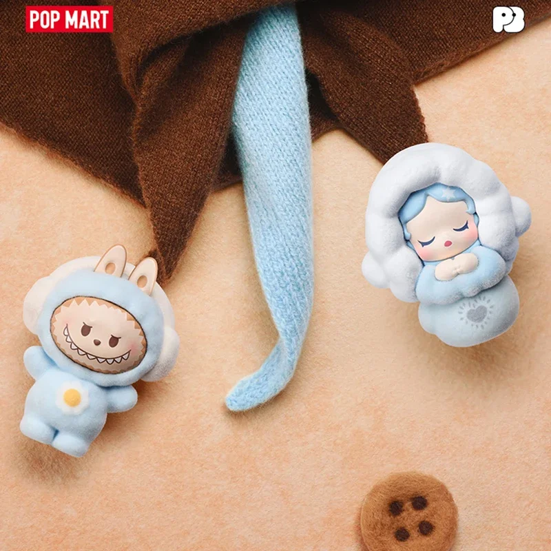 Фото POPMART POP BEAN Fluffy Cozy Series Мини-кукла Натуральная слепая коробка Mystery Box Guess Bag Игрушки Кукла Симпатичная аниме-фигурка Настольный компьютер №5