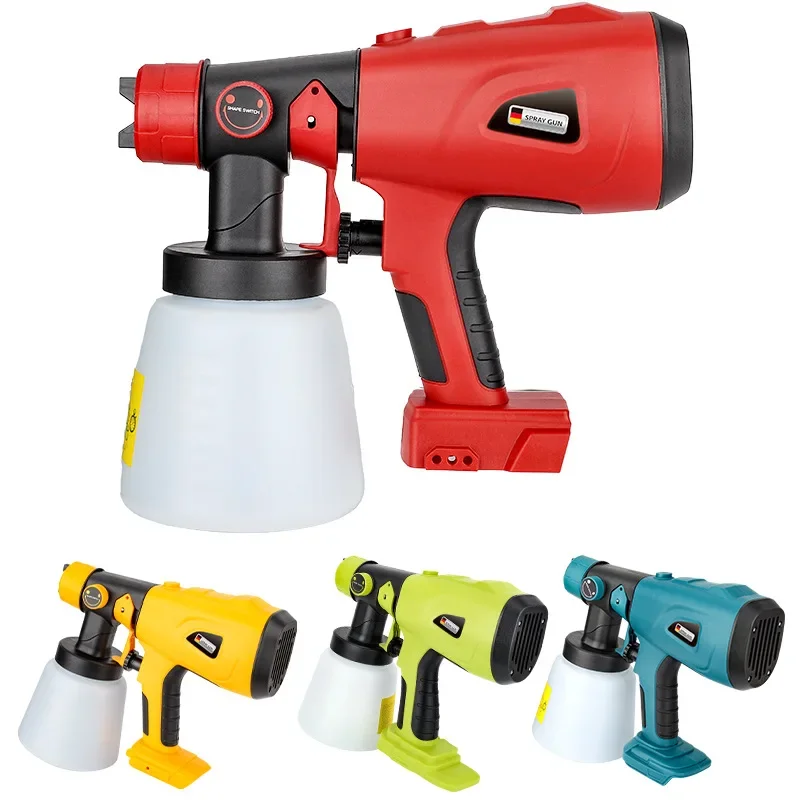 Беспроводной краскопульт BSIDE для аккумуляторов Makita/Bosch/Dewalt ...