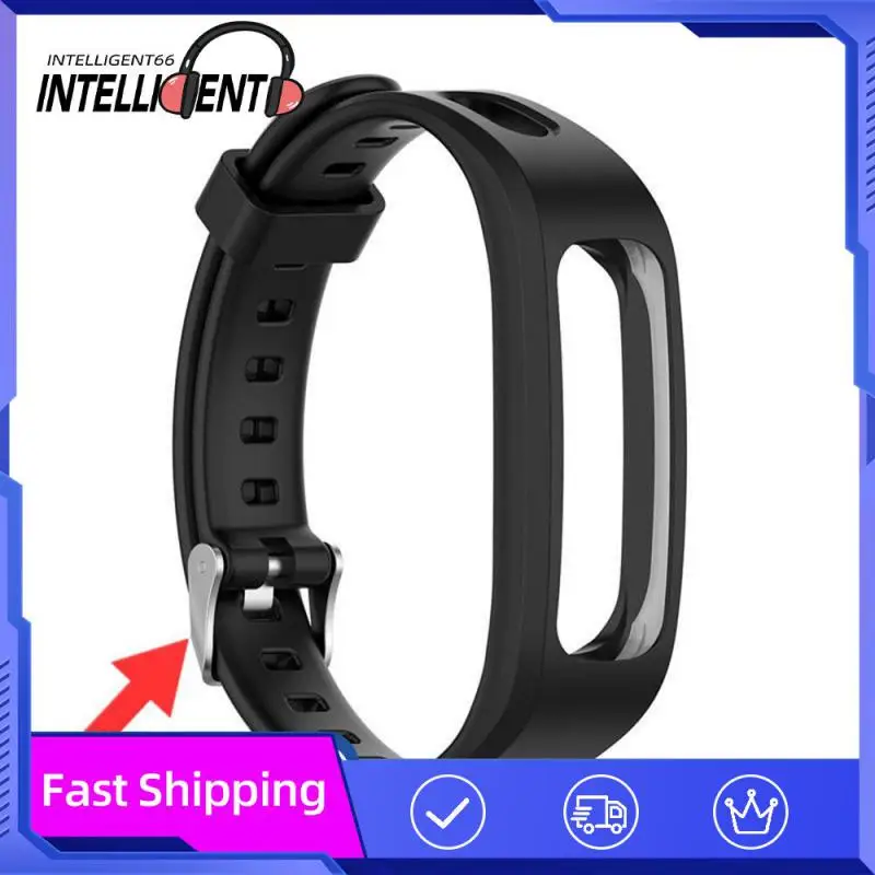 

1 Pcs Comfortable For Huawei 3e Bracelet Silica Gel Wristband Adjustable Watch Strap Consumer Electronics Anti-scratches Durable
