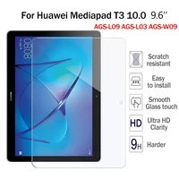 tablet tempered glass screen protector cover for huawei mediapad t3 10 9 6 inch tablet explosion proof tempered film