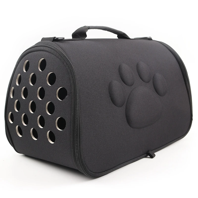 Dogs Cat Folding Pet Carrier Cage Collapsible Puppy Crate Handbag Carrying Bags Pets Supplies Transport Accessories images - 6