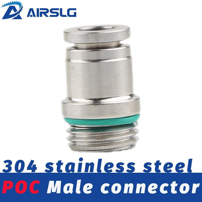 

304 hose fitting POC4-01 02 M5 POC6-01 02 POC8-01 02 03 POC8-01 02 03 POC10-02 03 04 pipe connector quick release fitting
