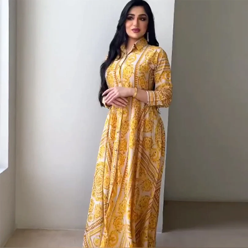 

Женское платье-рубашка в стиле бохо, с длинным рукавом