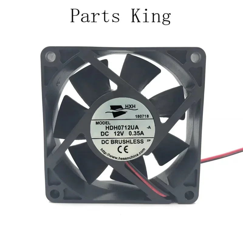Для HDH0712UA DC12V 0 35A 2-рядный квадратный охлаждающий вентилятор