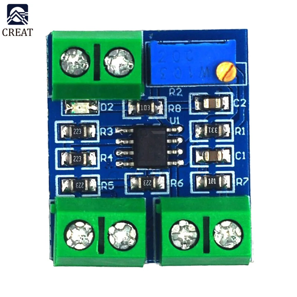 

Модуль преобразования сигнала напряжения в силу тока 0-5 В, напряжение до тока 0-20 мА