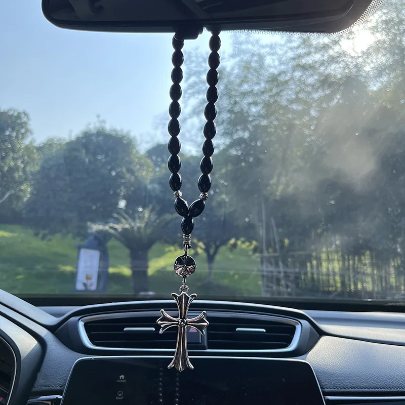 Новинка 2022 цепь с бусинами крестообразный компас демонический глаз