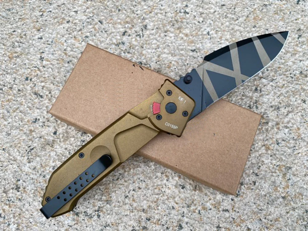 Тактический складной нож ER MF1 Tiger Stripe N690 ручка из алюминиевого сплава карманные