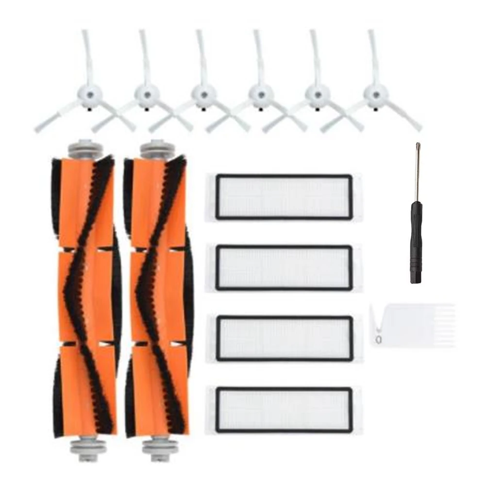 

Запчасти для робота-пылесоса XIAOMI MIJIA 1 1S, фильтр НЕРА, основная и боковая щетки, аксессуары