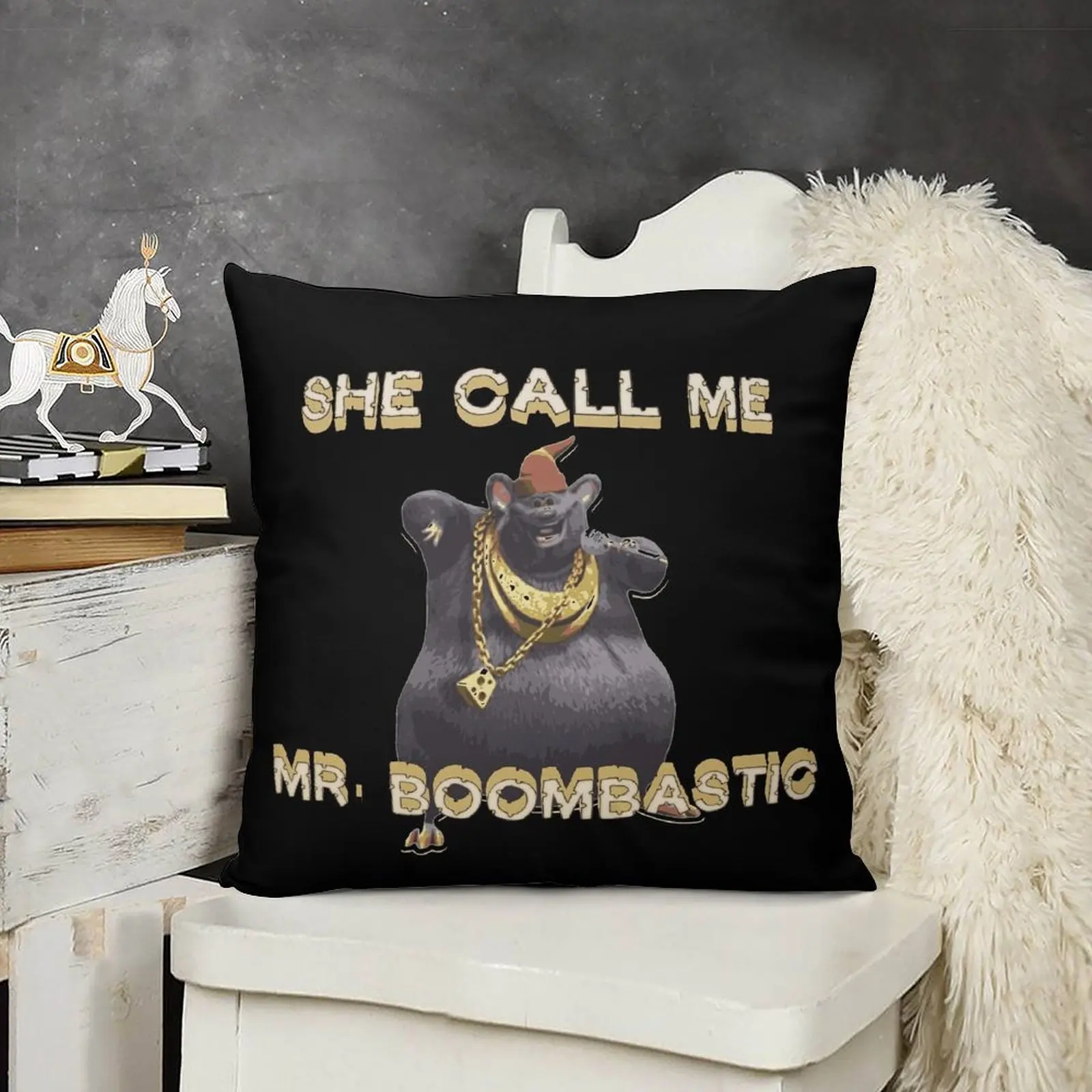Biggie Cheese - She Call Me Mr Boombastic диванная подушка рождественские украшения 2025