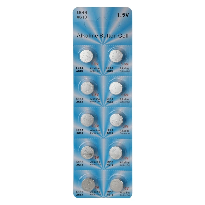 10 шт. AG13/LR44 1 5 В часы с батарейками AG13 A76 357 357A LR1154 Прямая поставка