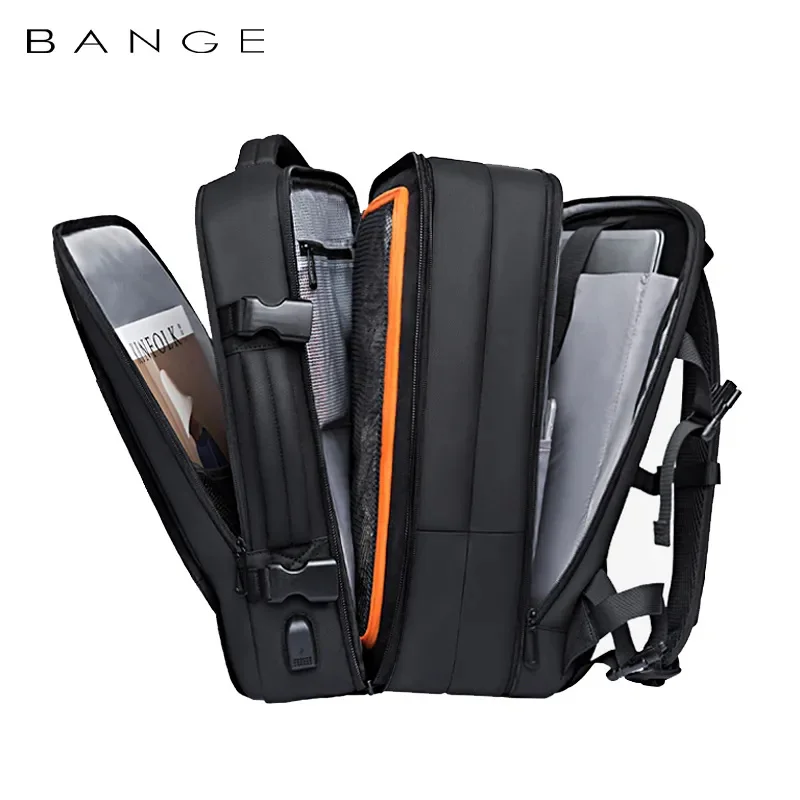 

Travel Backpack Men Business Aesthetic Backpack School Expandable USB Bag Large Capacity 17.3 Laptop Waterproof Fashion Backpack