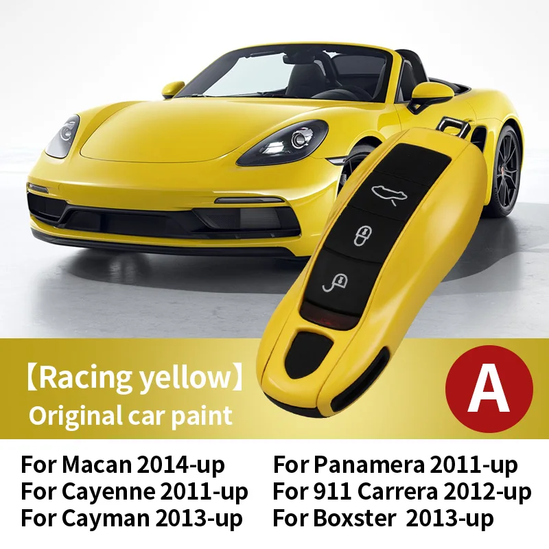 Чехол для автомобильного ключа Porsche Macan Boxster Cayman Panamera 718 911 Taycan |