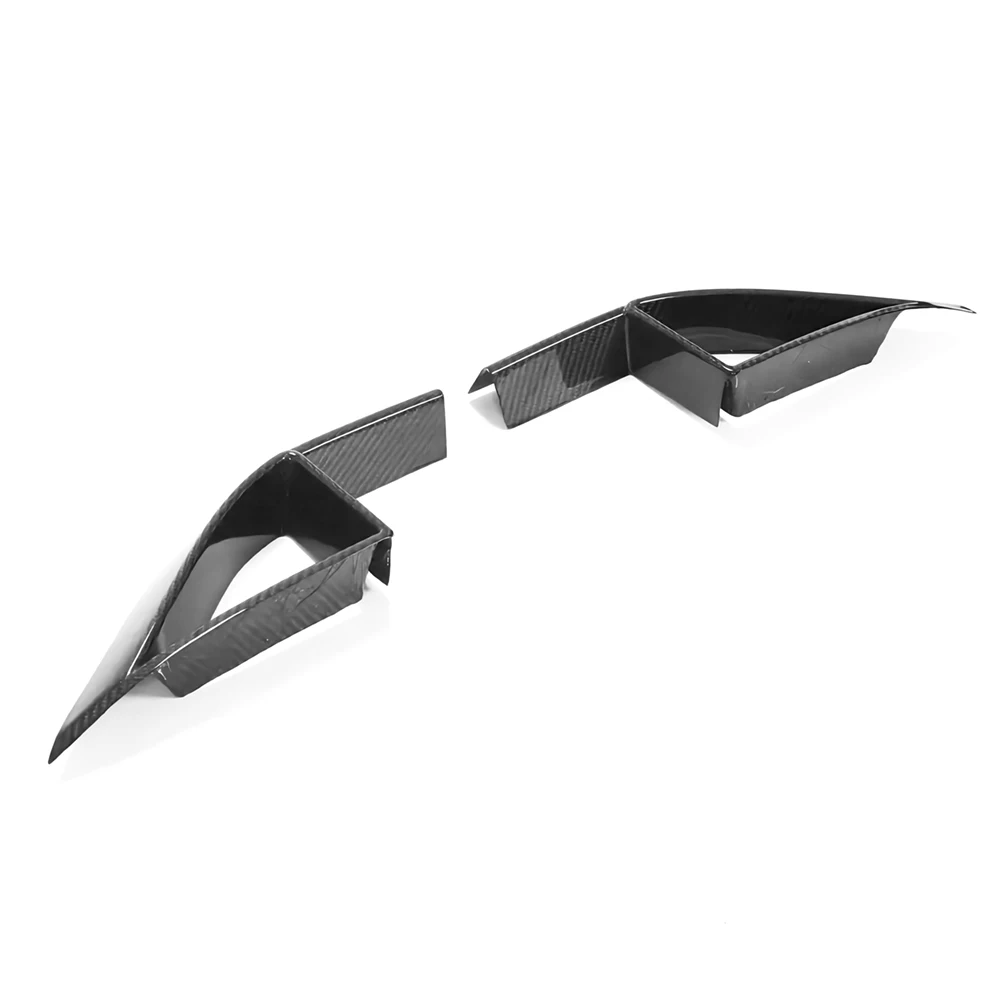 Передний бампер из сухого углеродного волокна с низкой решеткой накладка на