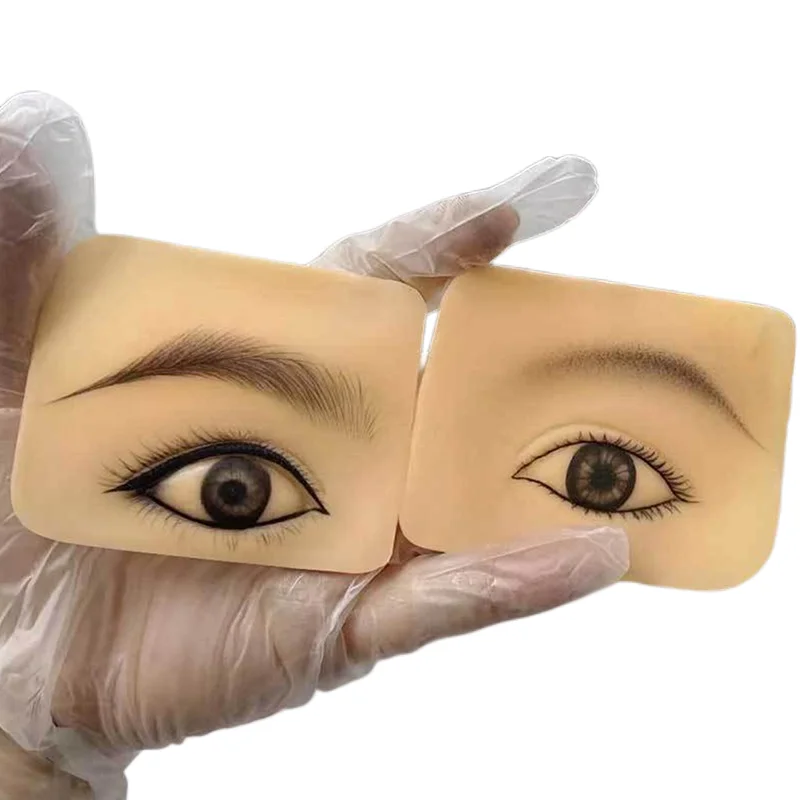 

1 пара, утолщенная силиконовая тренировочная кожа для татуировок