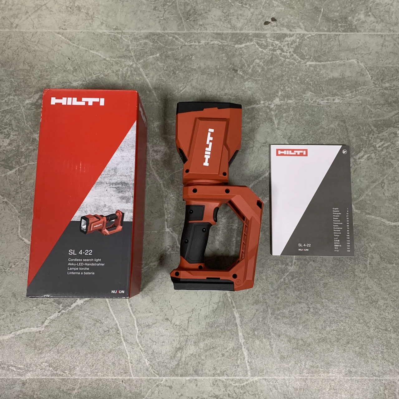

Новый светодиодный прожектор HILTI NURON SL 4-22 22 В, прожектор, только ручной комбинированный светильник 1800LM на корпусе