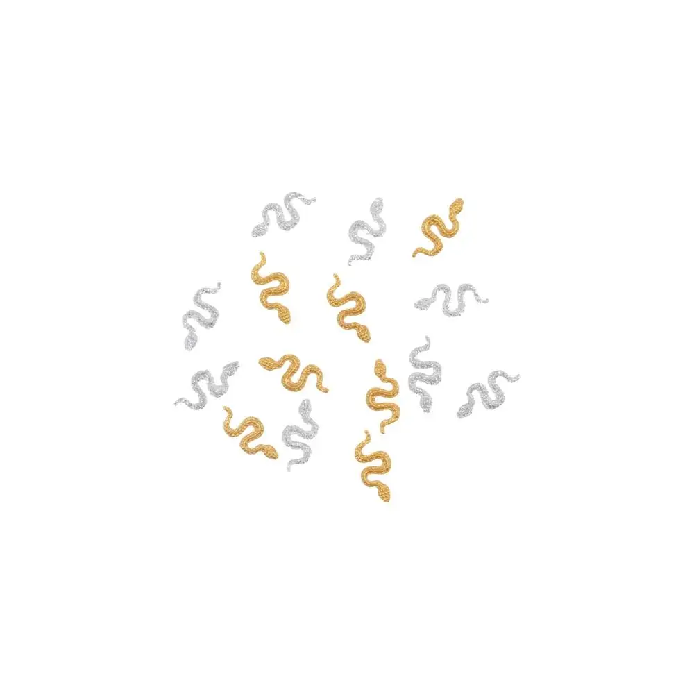 50 шт. DIY 3D украшения для дизайна ногтей мини-модные аксессуары со змеей плоская