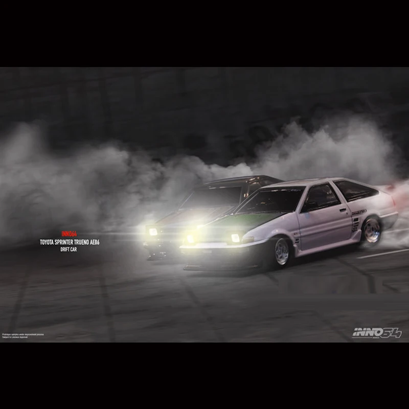 

INNO 1:64 Model Car Toyota Sprinter Trueno AE86 Alloy Die-cast Vehicle Display Collection