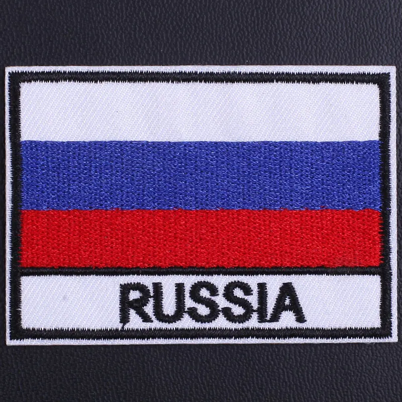 

Russia Army Sticker Patches for Clothing Thermoadhesive Badges Appliques Sewing Ironing National Flag Patch of Various Countries