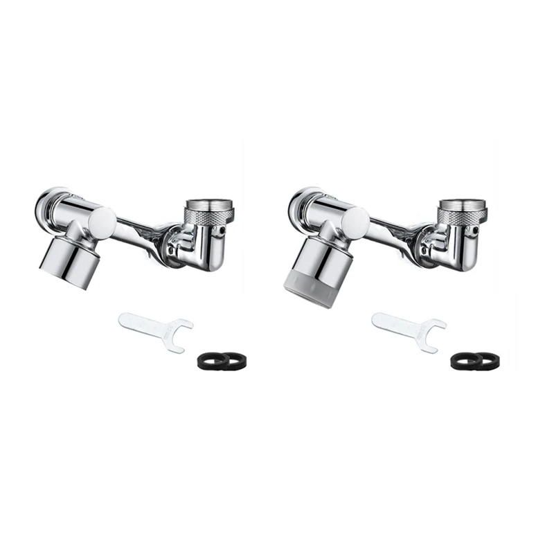 

Universal 1080 Degree Rotation Faucet Splash Filter Kitchen Tap Extend Adapter Faucets Bubbler