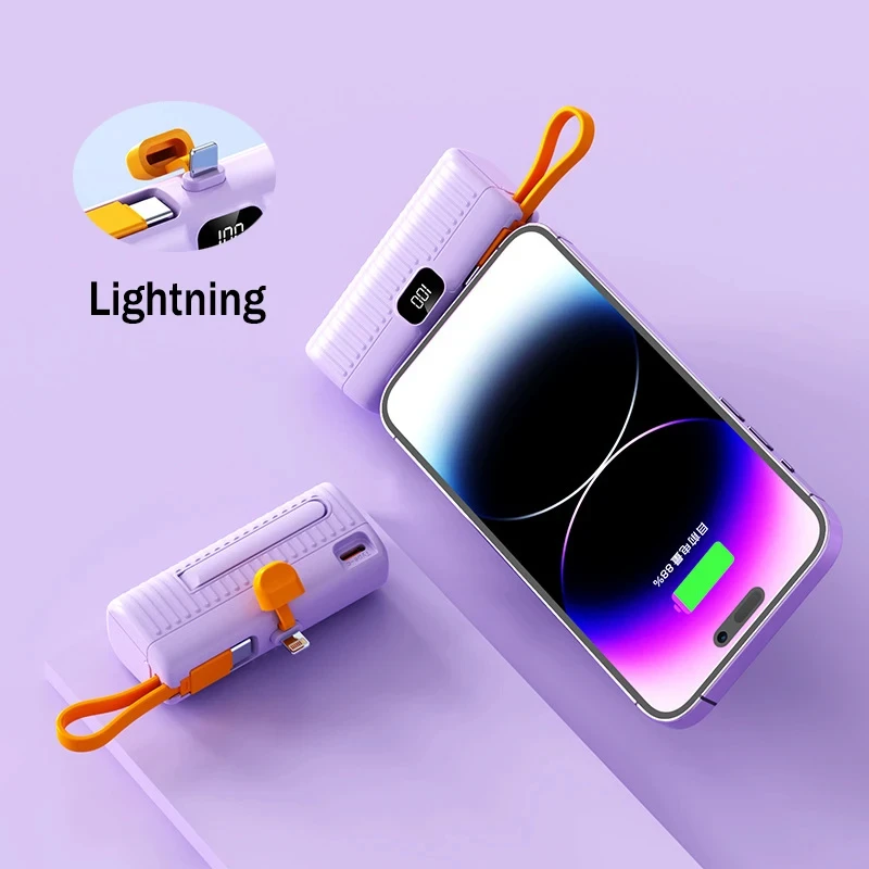 

Xiaomi ﻿ 30000 мАч Мини Портативный Карманный Power Bank Type-c Двусторонняя Быстрая Эффективная Зарядка Power Bank Совместимость с IPhone