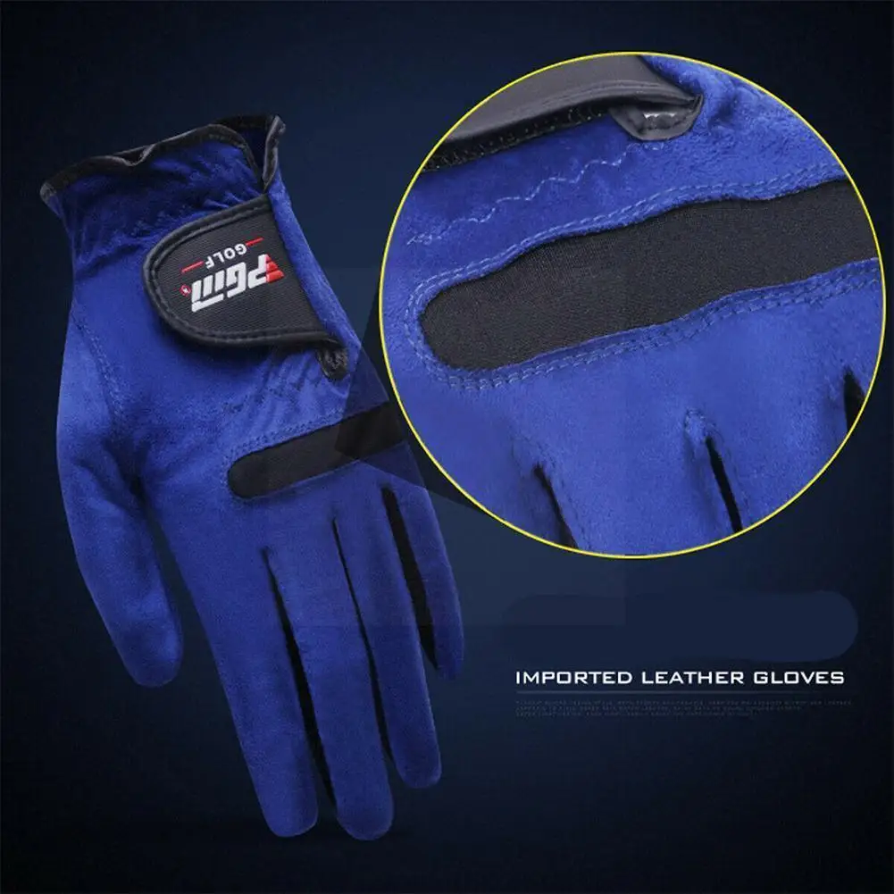 

Pgm Golf Gloves Microfiber Cloth Breathable Men's Gloves Right Men Gloves Sweat Hand Golf Gloves Left Absorbent Gloves Golf W0m4