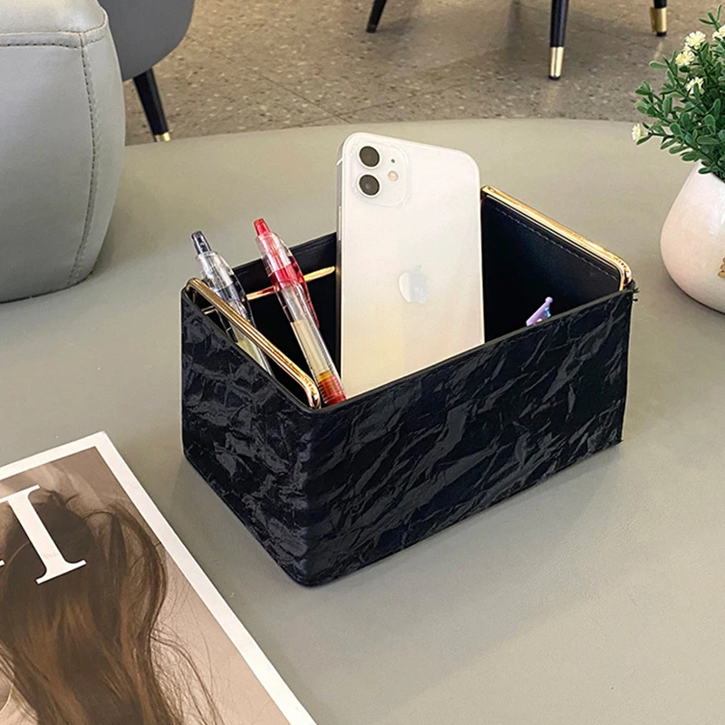 Популярный органайзер для ванной комнаты держатель кистей макияжа кожаный