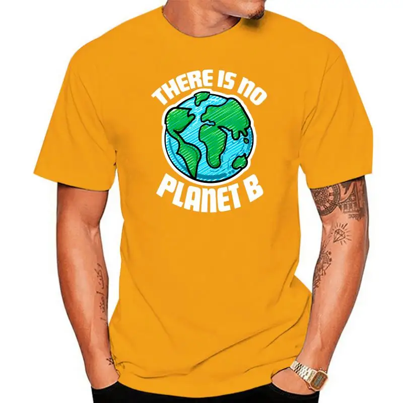 

Футболка Мужская/Женская/Мужская, из ткани с принтом планеты B