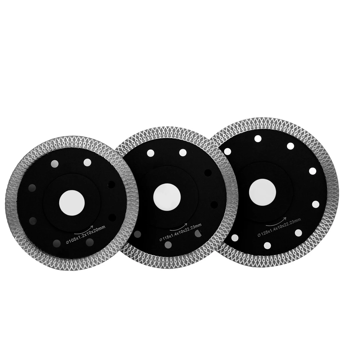 

BSRTTOOL 105/115/125MM Diamond Turbo Saw Blade Ceramic Tile Cutting Disc Granite Diamond Circular Saw Blade