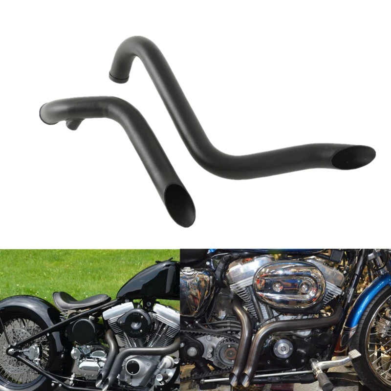 

Motorcycle Exhaust 1.75" Harley T7 Softail Sportster 883 1200 Custom Forward Control Dyna Touring Electra Glide Drag Accessories