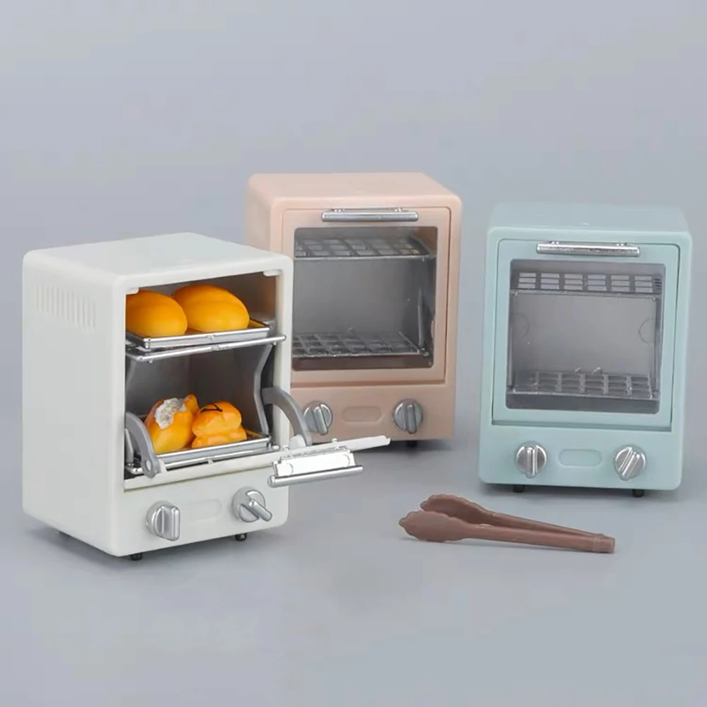 

Miniature Oven Mini Food Toy Bread Bun Kitchen Furniture Model Appliance Handcraft Dollhouse Simulation Scenario Display Show