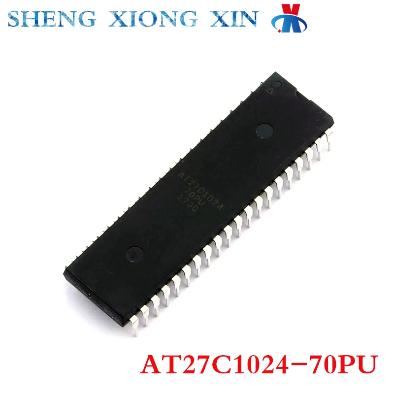 

1pcs AT27C1024-70PU DIP-40 Erasable Programmable ROM AT27C1024 Integrated Circuit