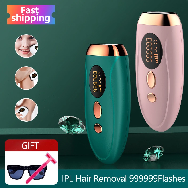 

Women Professional IPL Epilator Laser Epilator Machine Face Body Grooming Hair Removal Permanent Pulsed Light Device Kit Tool