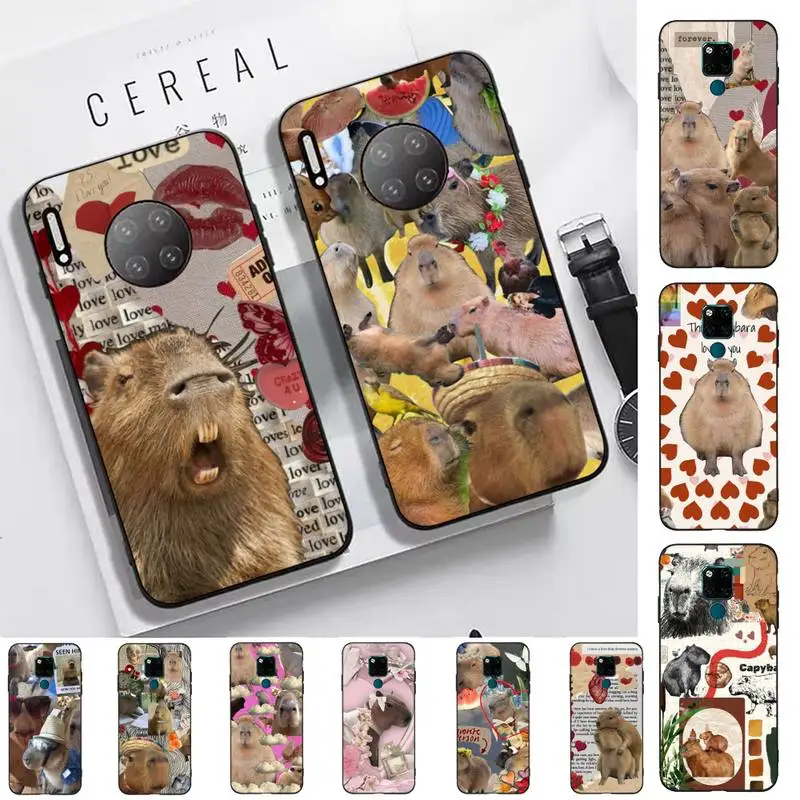 

Capybara Cute Animal Phone Case for Huawei Mate 20 10 9 40 30 lite pro X Nova 2 3i 7se cover