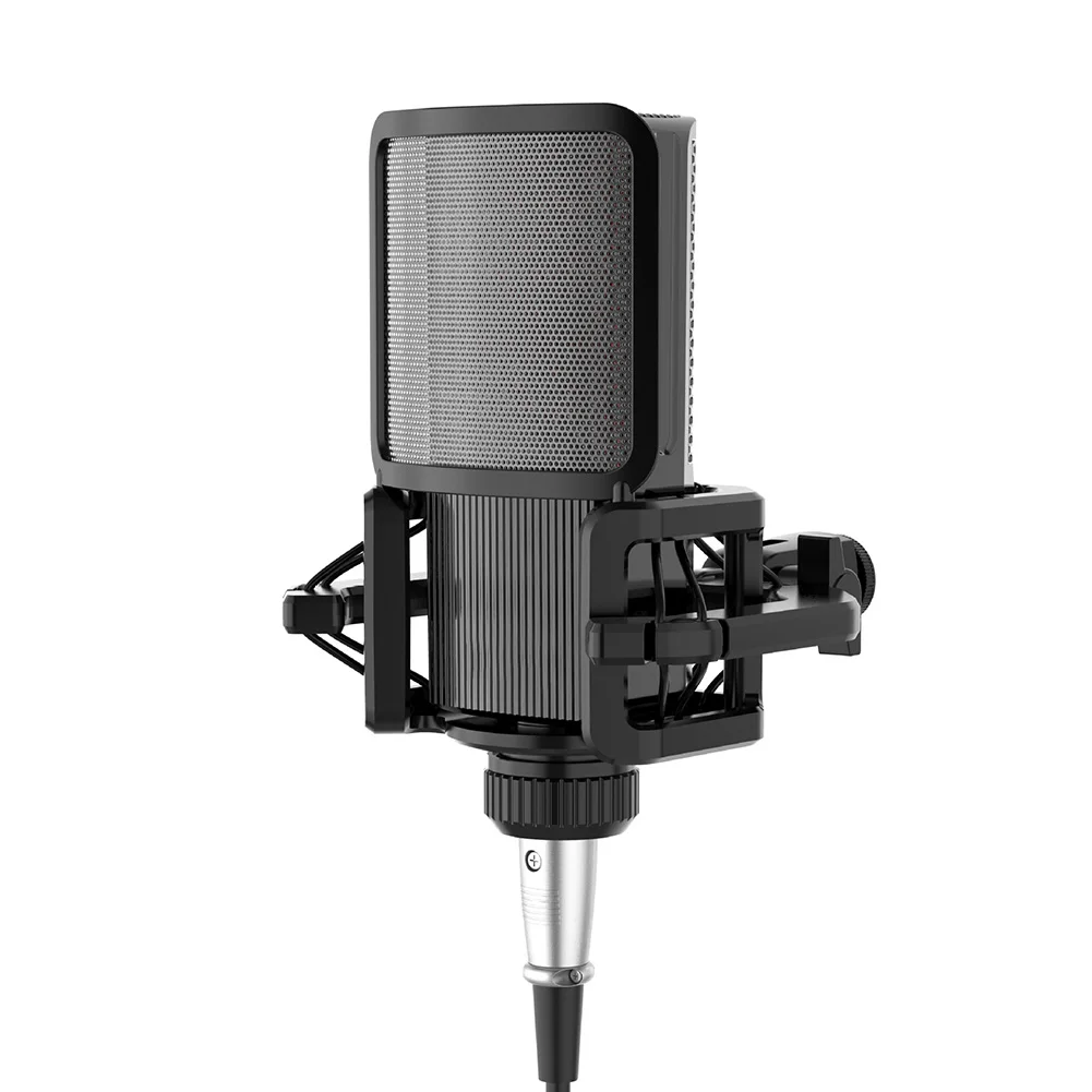 

Anti Vibration Sturdy Bracket Plastic Broadcast Shock Mount For Microphones Studio Recording Reduce Noise With Filter Screen
