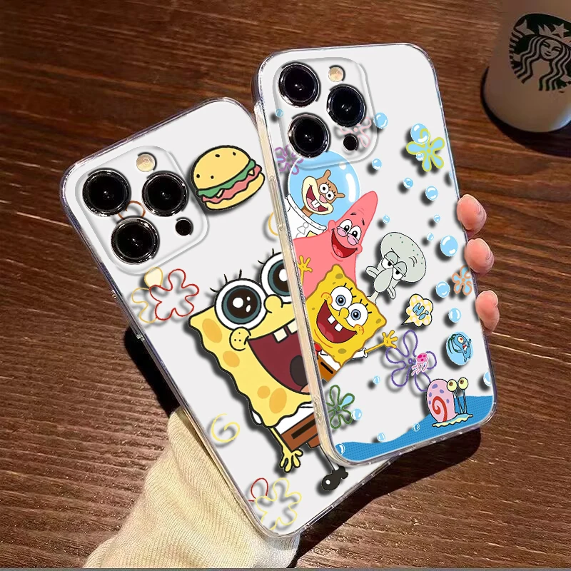 Мягкий чехол B27 SpongeBob SquarePants для LG K71 K8 Plus K9 Lite Q510 K92 Q92 Stylo 6 7 V40 V50 V60 Velvet G9 X4 Q61 Q60