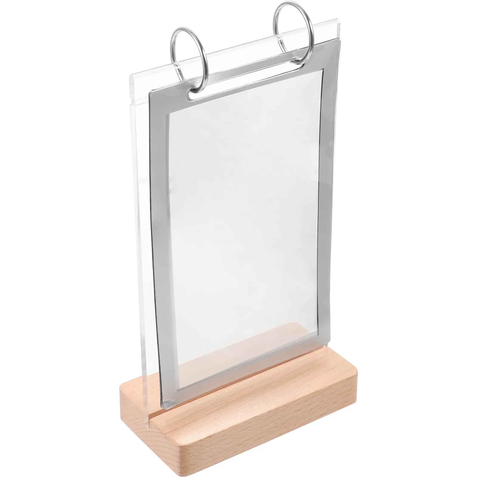 

Price Rack Acrylic Stands Display Board Restaurant Desktop Menu Document Holder