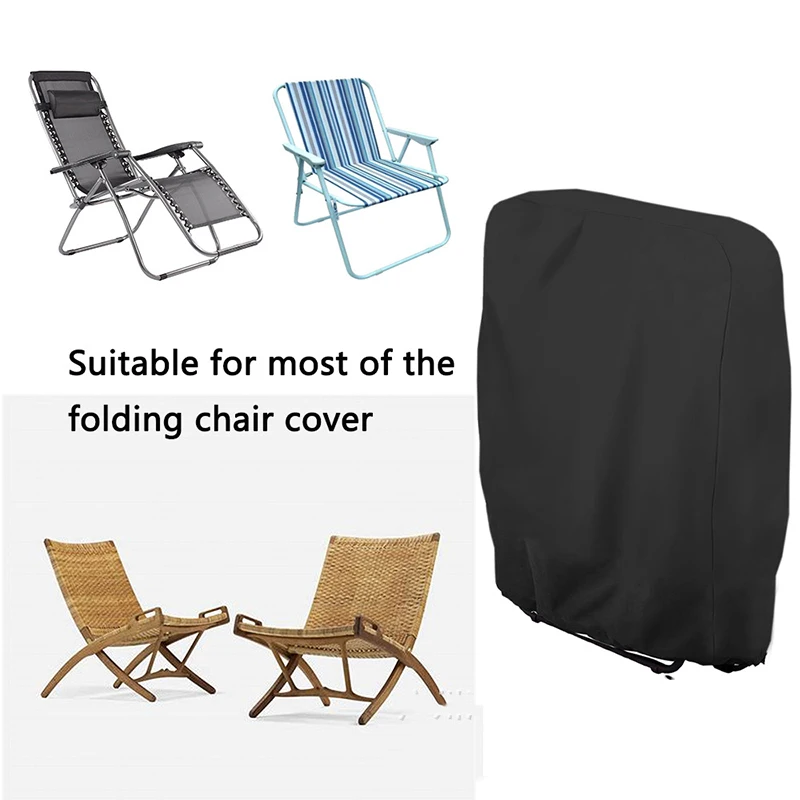 RV Outdoor Sun Folding Chair Dust Cover Folding Chairs Cover 210 Oxford Cloth