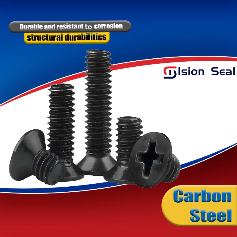 Мини-винты черные углеродистая сталь M1.2-M5 для ноутбука