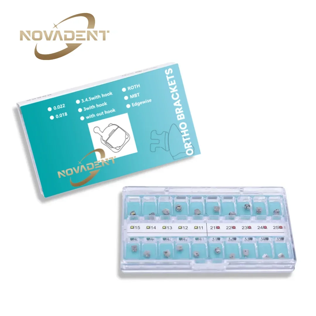 20 шт./компл. стоматологические ортодонтические самоблитящиеся брекеты