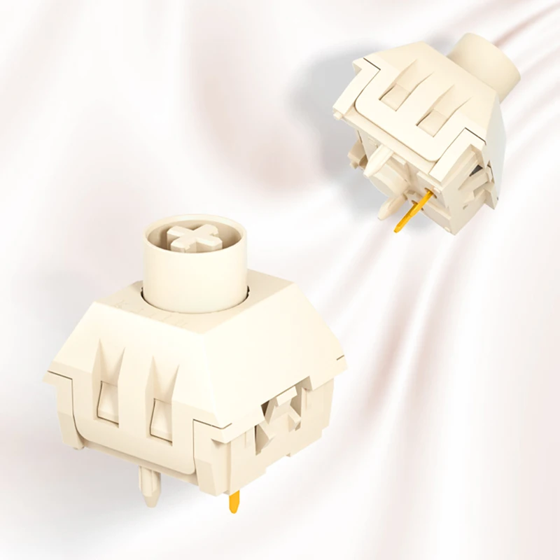 

NovelKeys x Kailh Cream Switches For MX Mechanical Keyboard Linear Switch 5pins Novelkeys Cream Switches