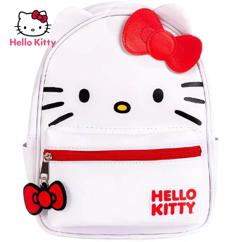 

Водонепроницаемый кожаный рюкзак Hello Kitty для дошкольного ребенка с героями мультфильмов, детская школьная сумка для детского сада