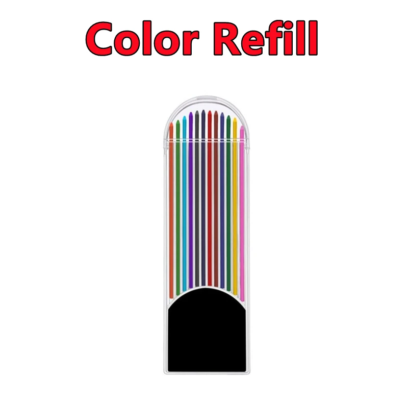 Механические карандаши 2.0 мм, пластиковые, автоматические, 24 шт. карандаши ные kuromi пластиковые 12 ов