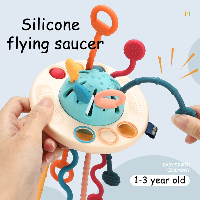

Детская мягкая игрушка для обучения пальцам, силиконовые Веселые сенсорные Обучающие игрушки, детские развивающие игрушки Монтессори, рац...