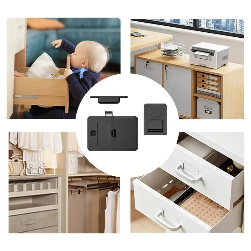 Замок электронный для шкафа прочный замок с защитой от детей без сверления