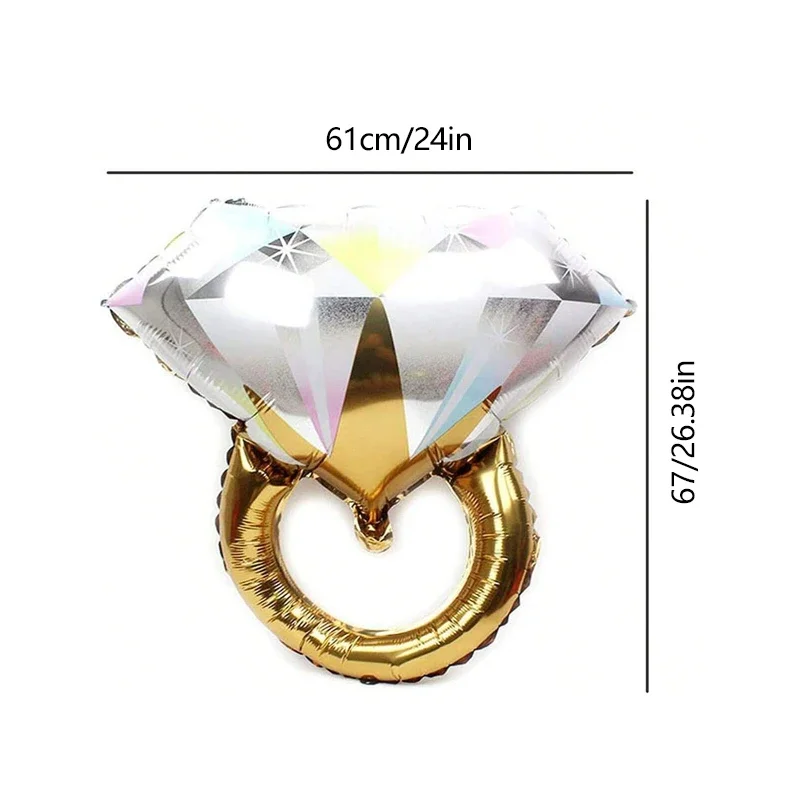 

Фольгированные шары кольца 4 шт.