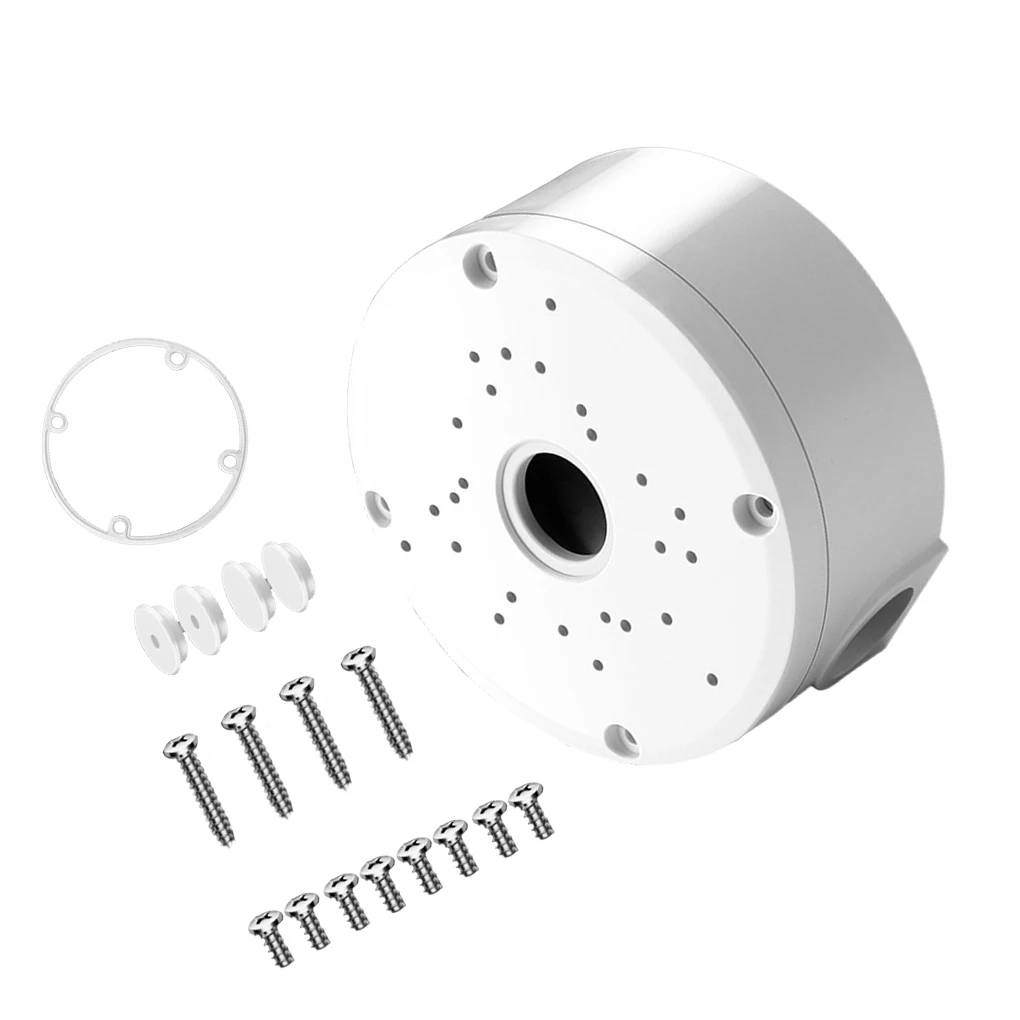 

White Waterproof Junction Box For Cameras Solution For Waterproof Camera Installations